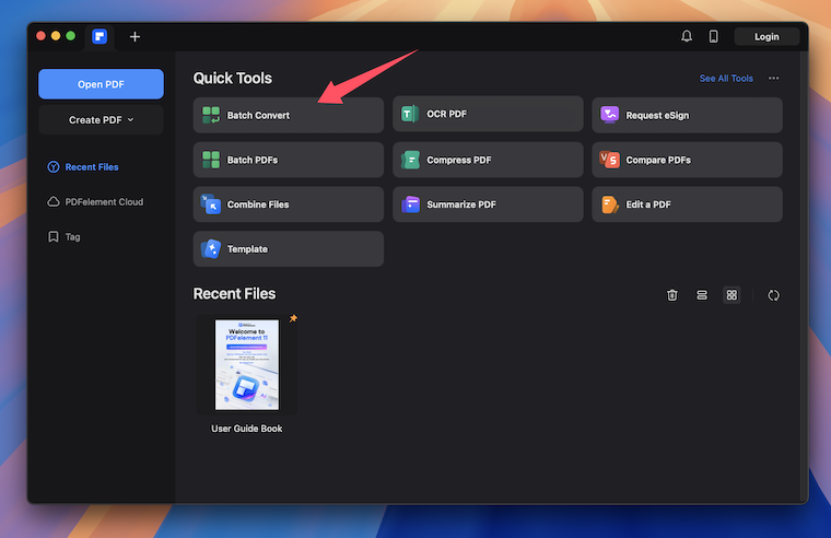 pdfelement-mac-batch-convert