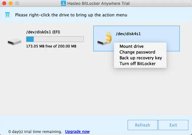 BitLocker Anywhere for Mac Mount