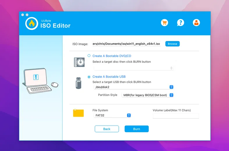 UUByte ISO Burner for Mac