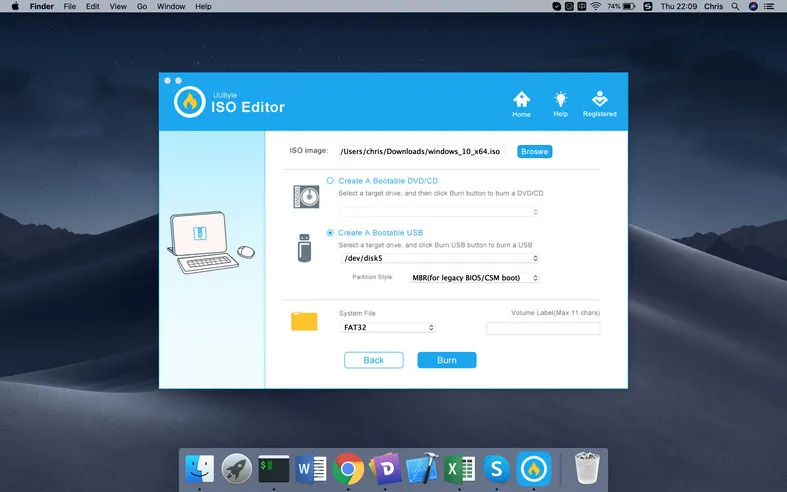 to Create Windows 10 Bootable USB Mac Catalina
