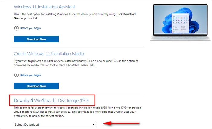 Windows 11 ISO file direct download without Media Creation Tool -  Pureinfotech